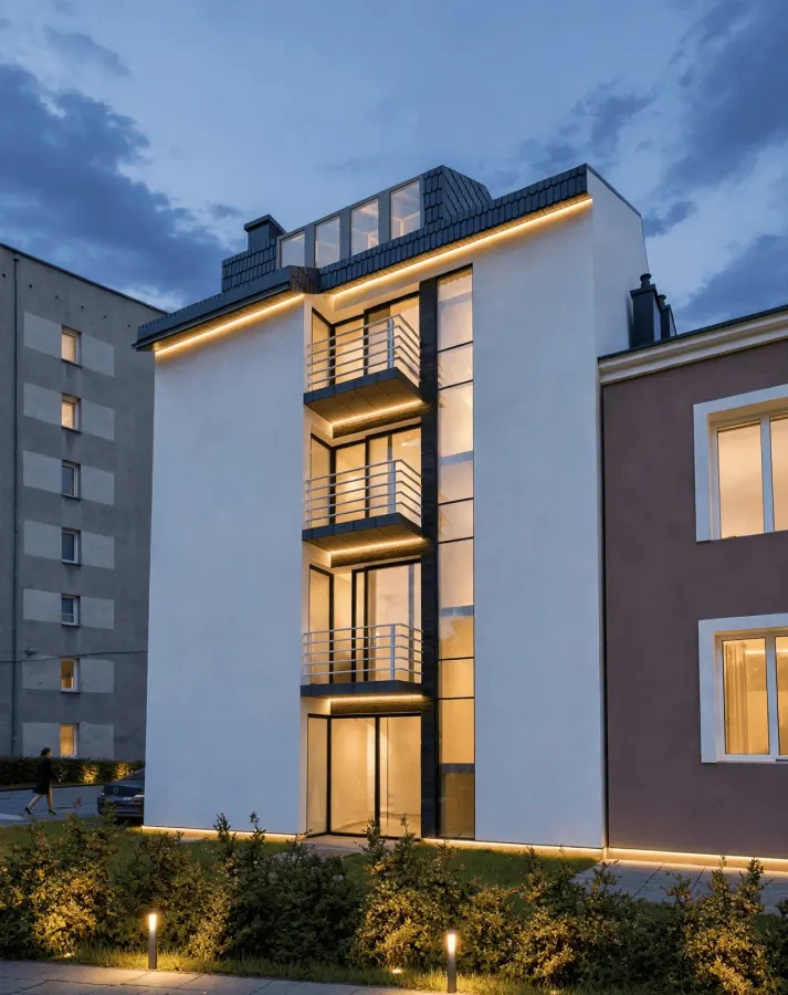 Wizualizacja 3D: Kraków, ul.Duchacka — zdjęcie 3
